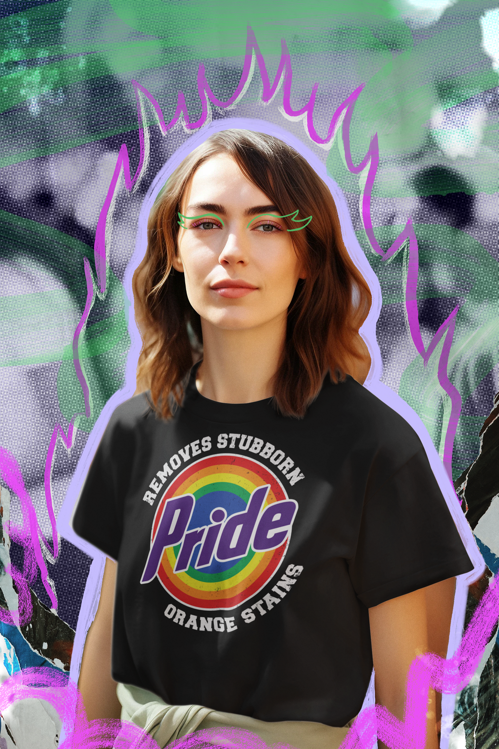 PRIDE Removes Stubborn Orange Stains Graphic Tee