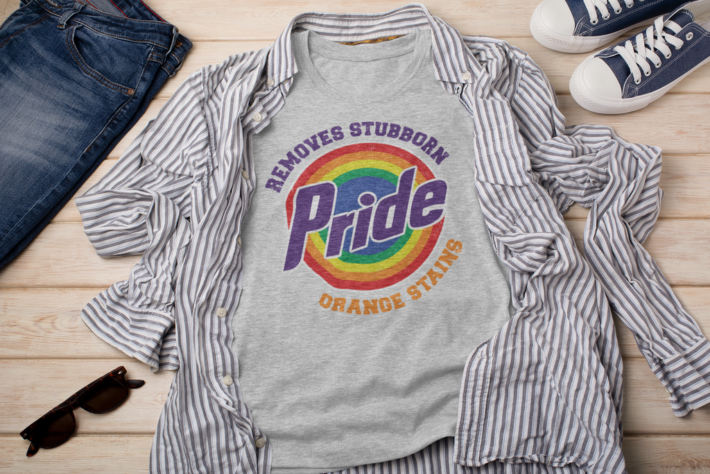 PRIDE Removes Stubborn Orange Stains Graphic Tee