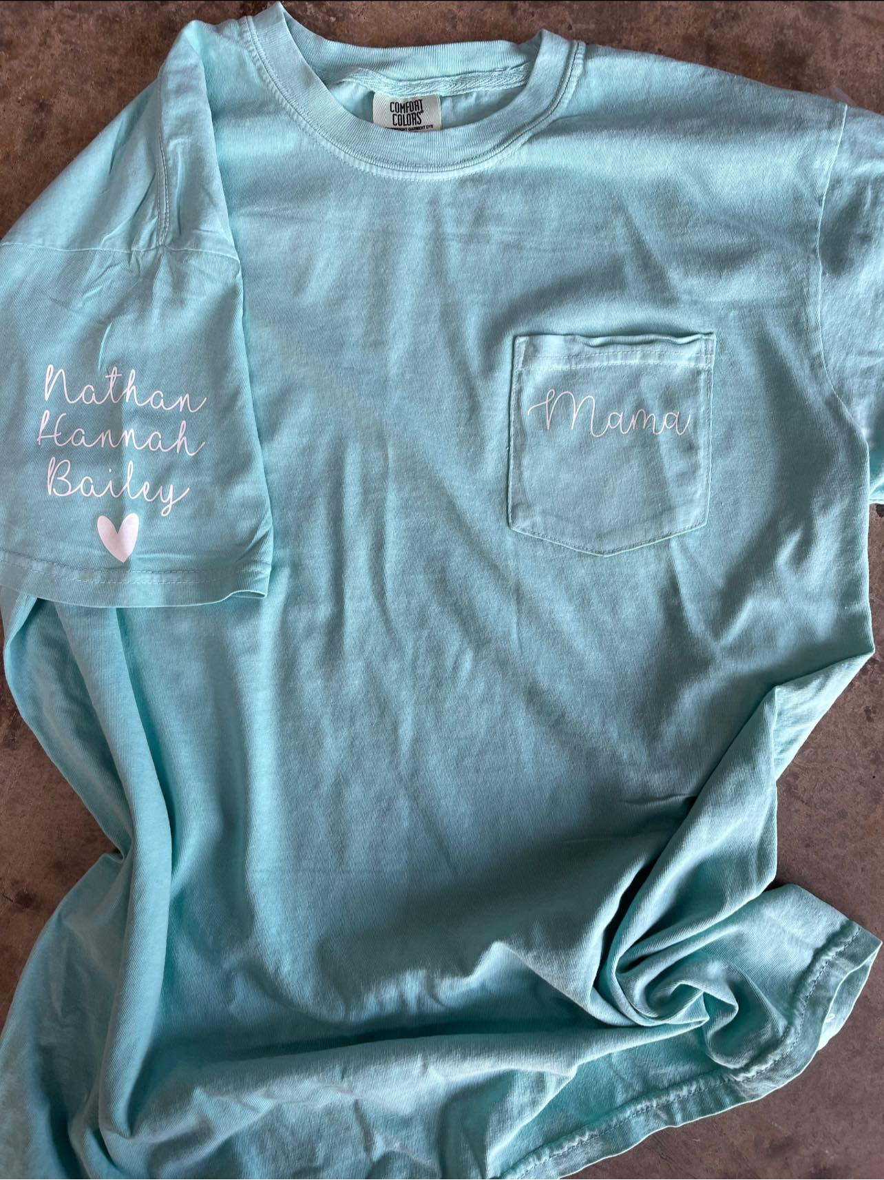 Custom Mama Comfort Color Tee