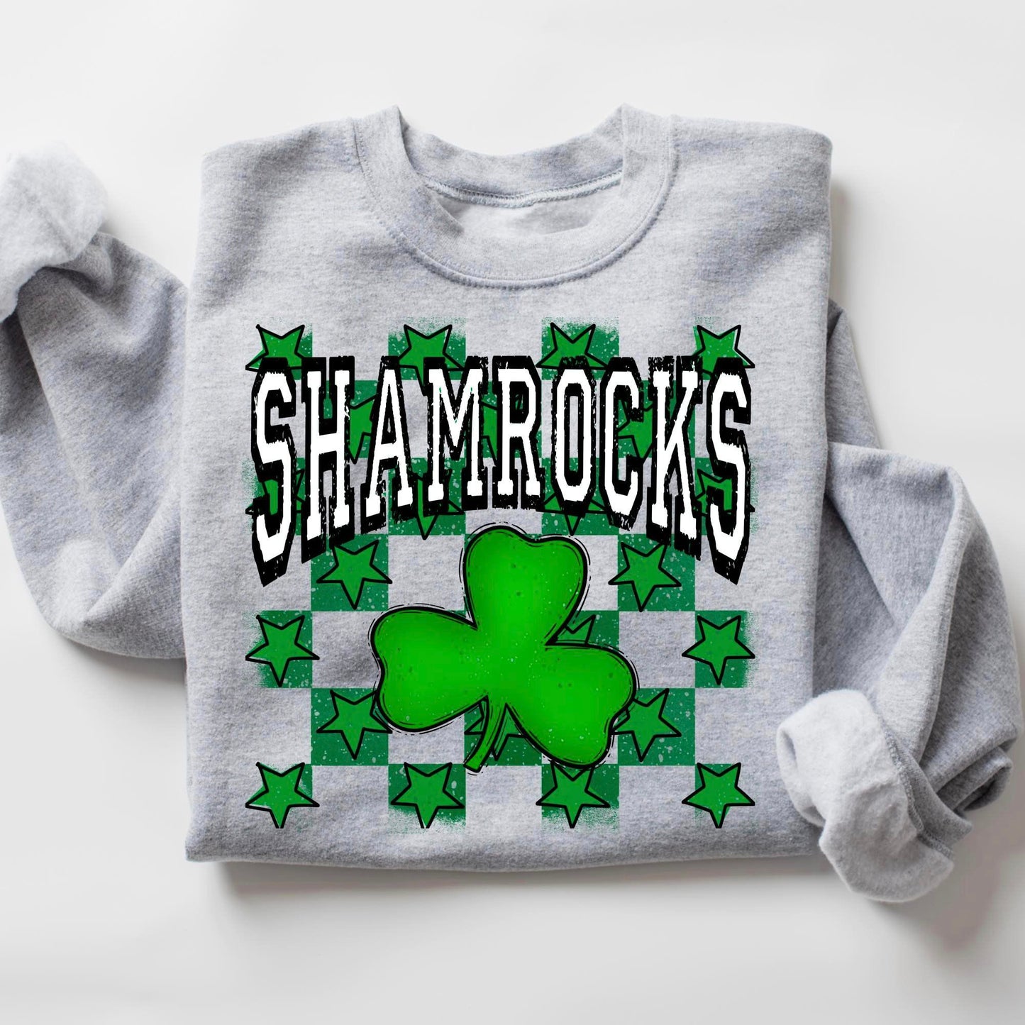 Shamrocks Retro Varsity DTF Transfer