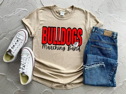 Bulldogs Marching Band Graphic Tee