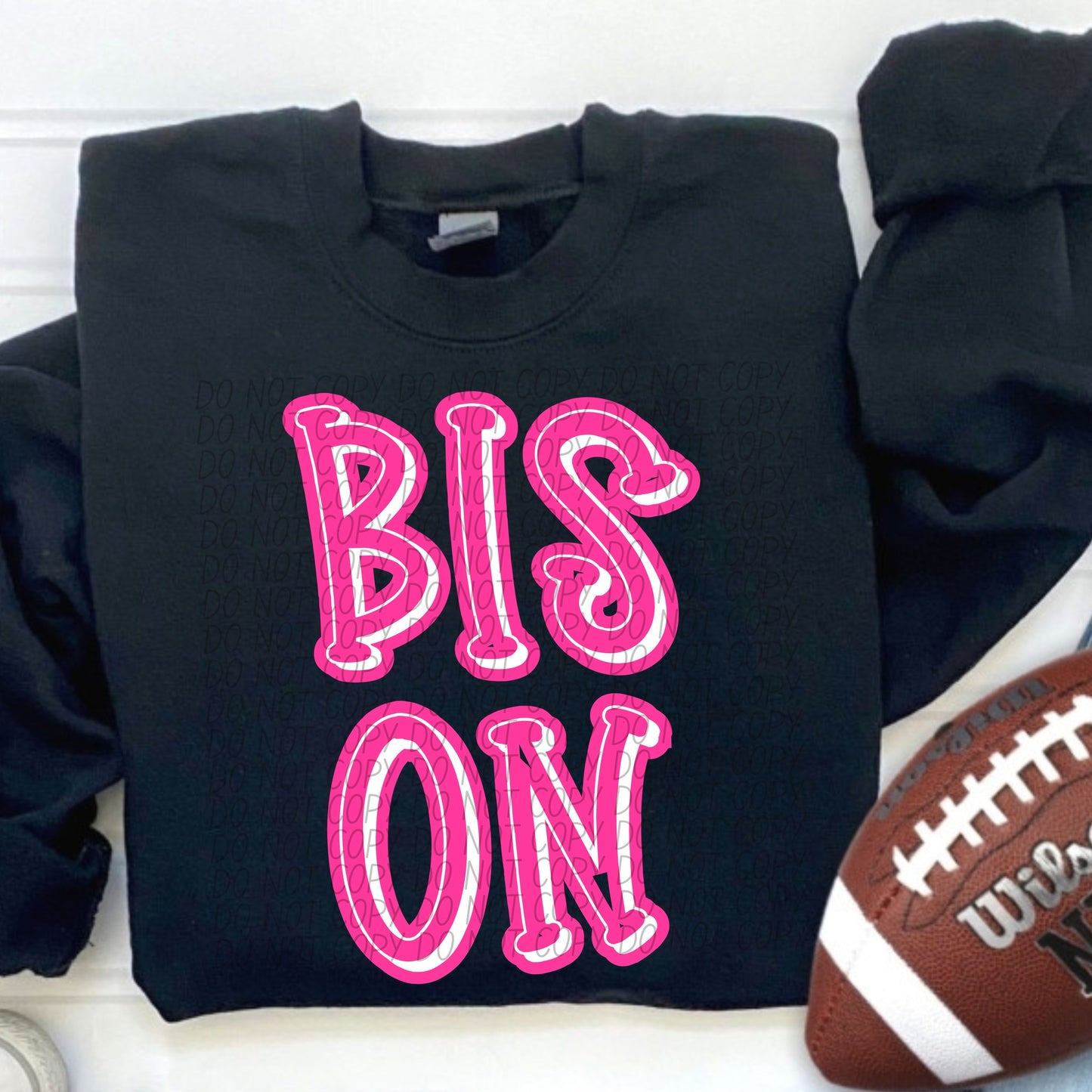 Bison Pink Out DTF Transfer