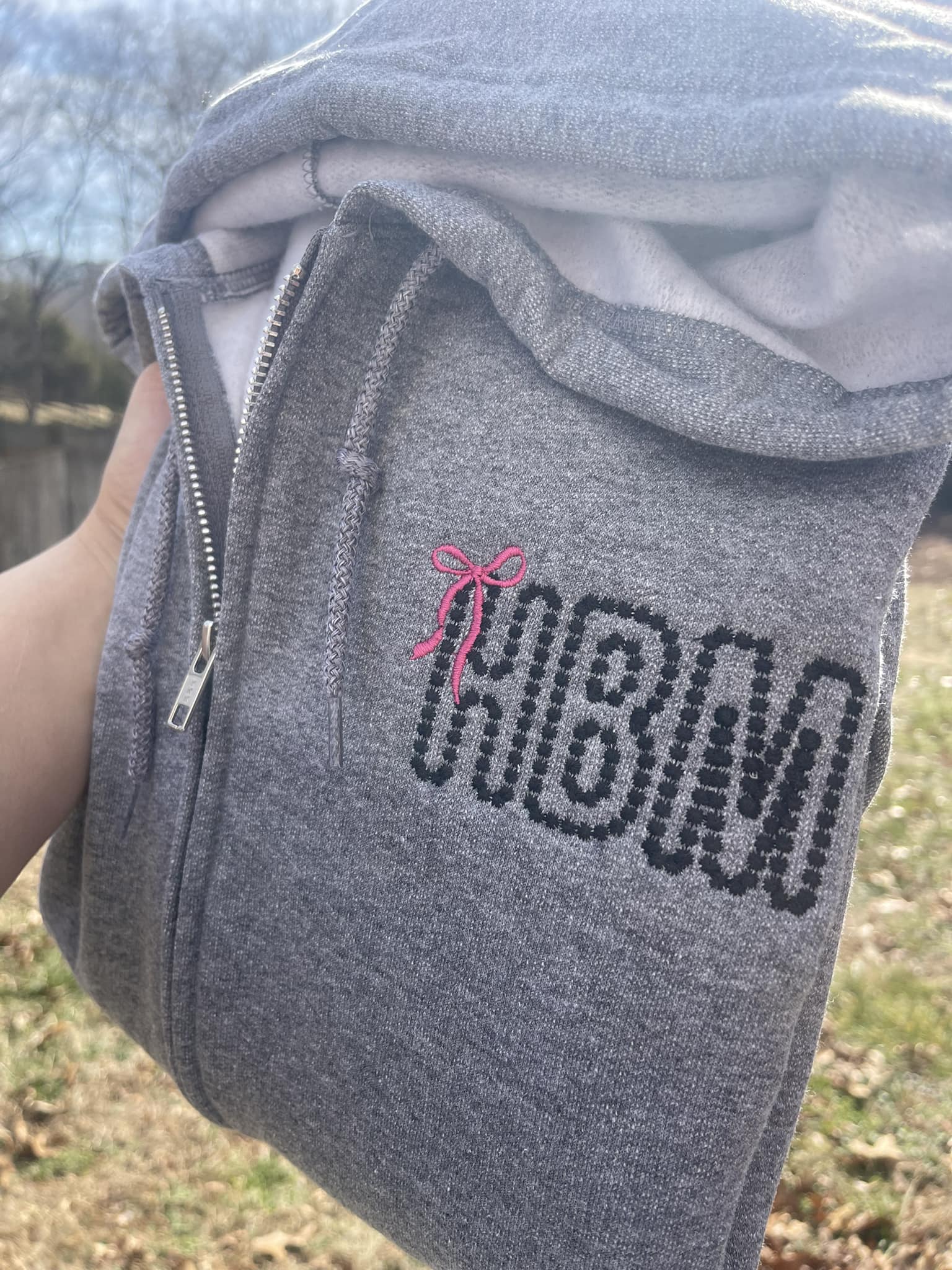 Candlewick Coquette Monogram or Text Left Chest Custom Embroidered Shirt