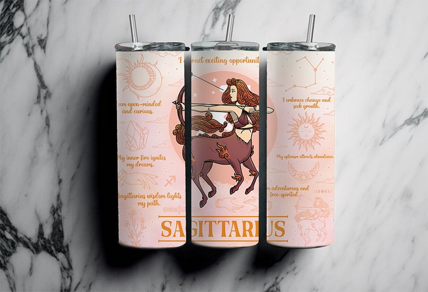 Sagittarius 20oz Skinny Tumbler