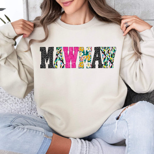 Mawmaw Bright Graphic Tee