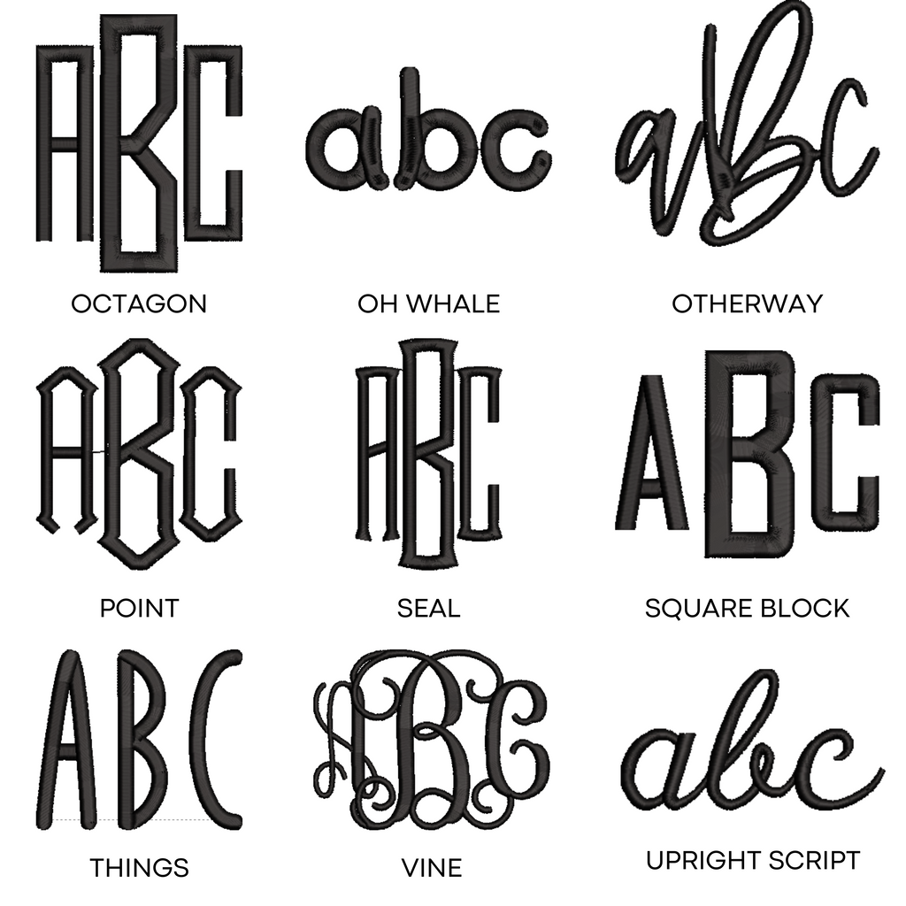 Monogram Embroidered Quarter Zip Unisex Fleece - QUICK SHIP