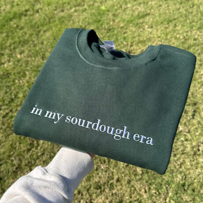 In My Sourdough Era Embroidered Sweatshirt