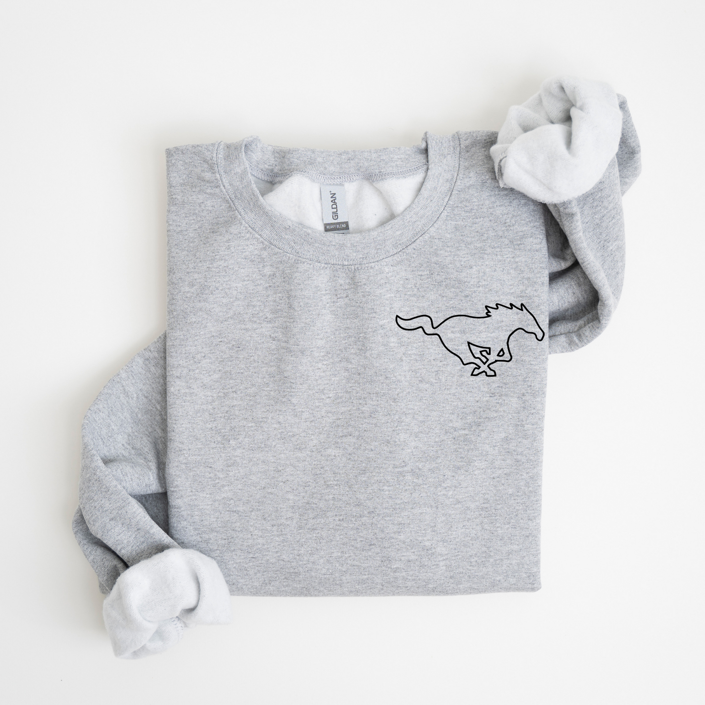 Mustang Embroidered Sweatshirt