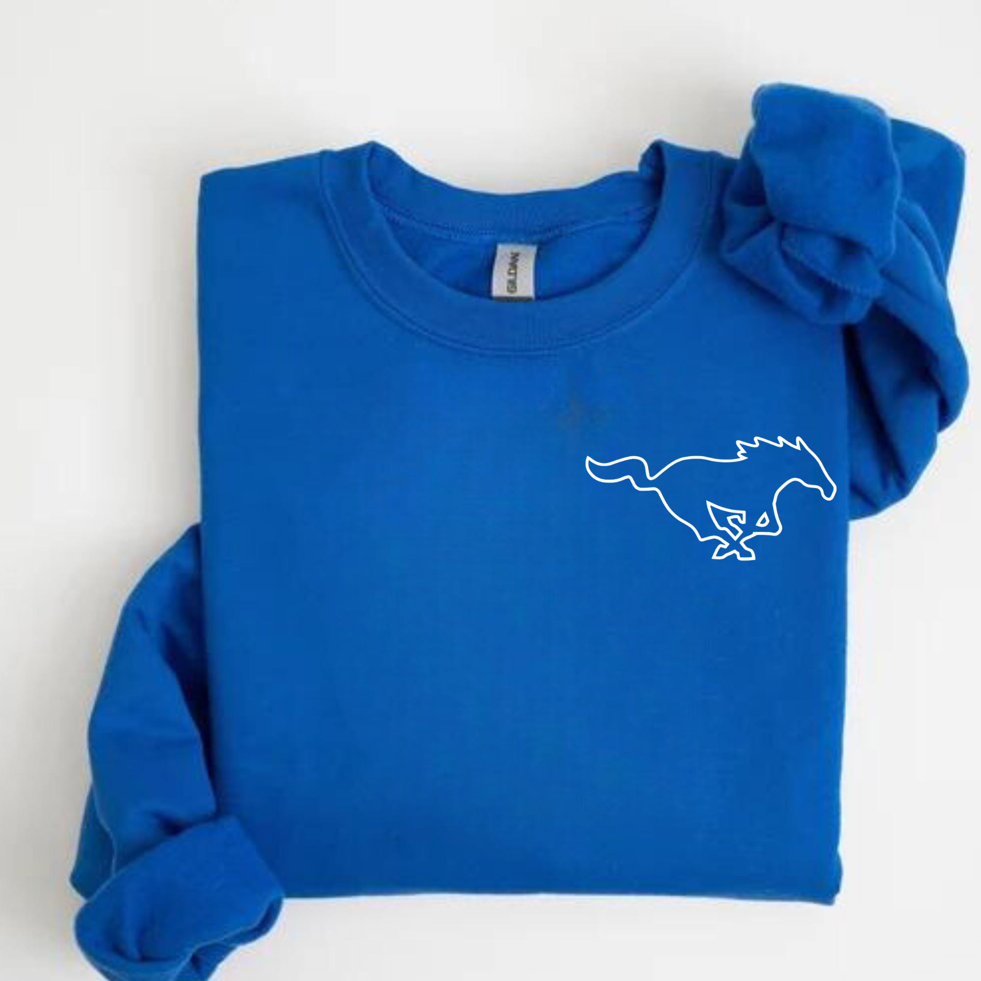 Mustang Embroidered Sweatshirt | QUICK SHIP