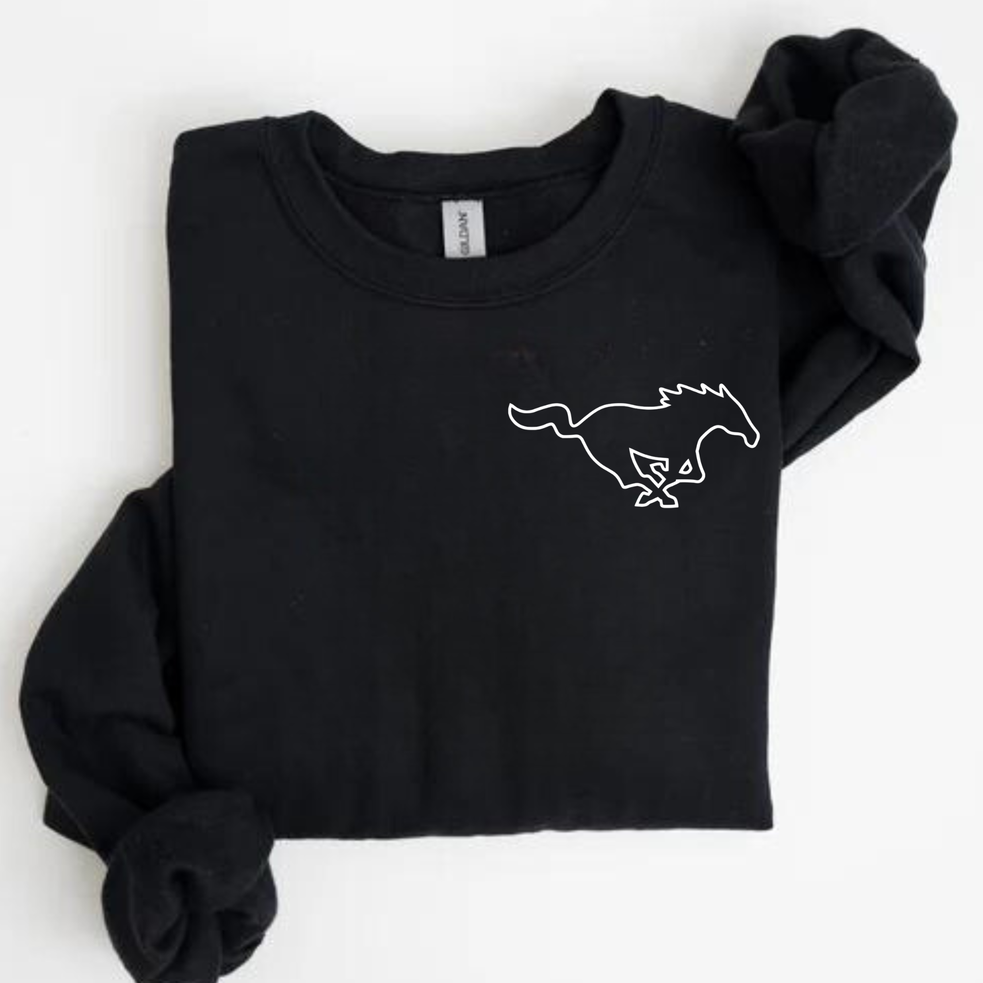 Mustang Embroidered Sweatshirt | QUICK SHIP