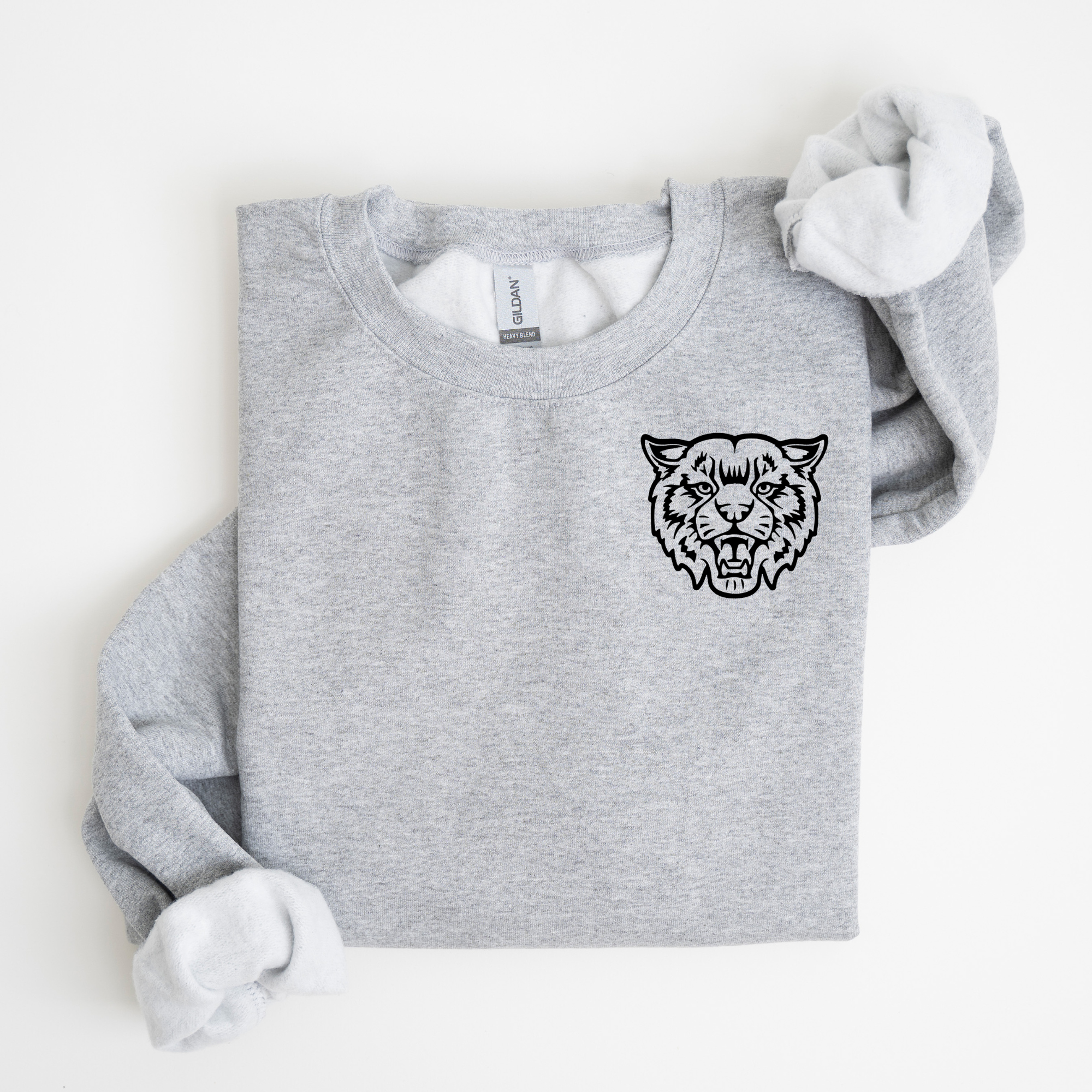 Wildcat/Bearcat Embroidered Sweatshirt | QUICK SHIP