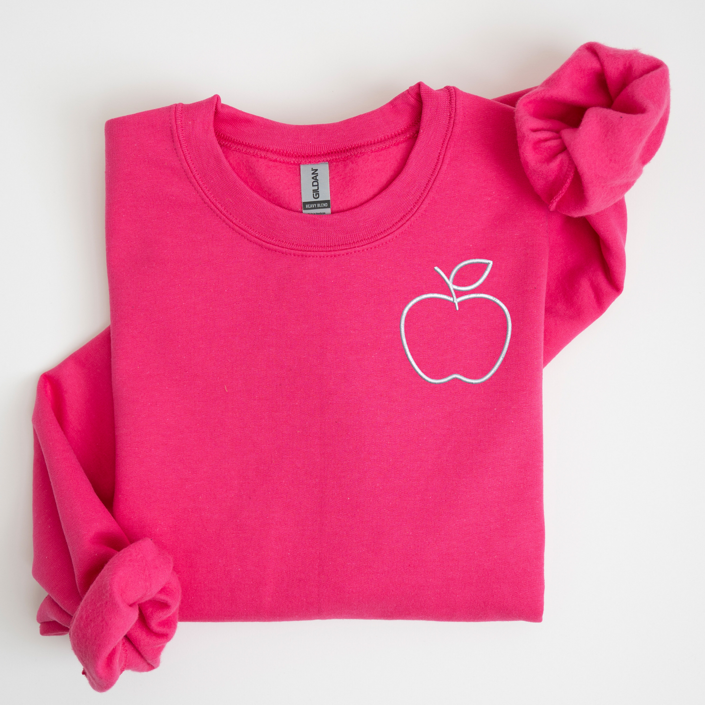 Apple Embroidered Sweatshirt