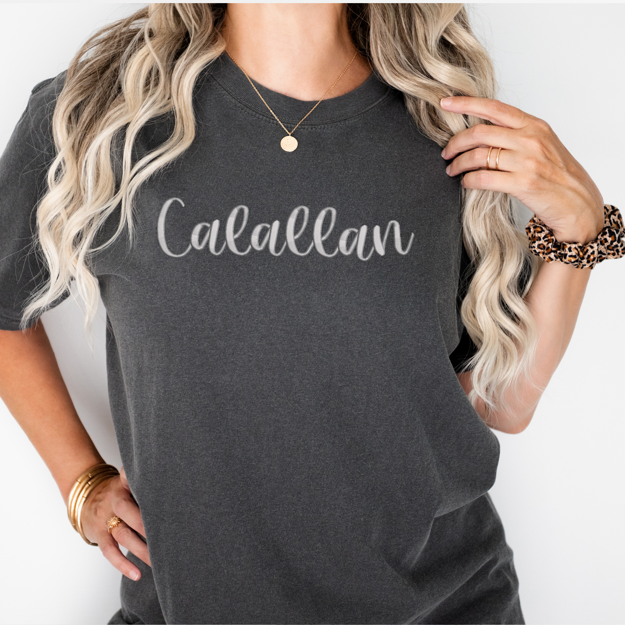 Calallan 3D Puff Embroidered Shirt