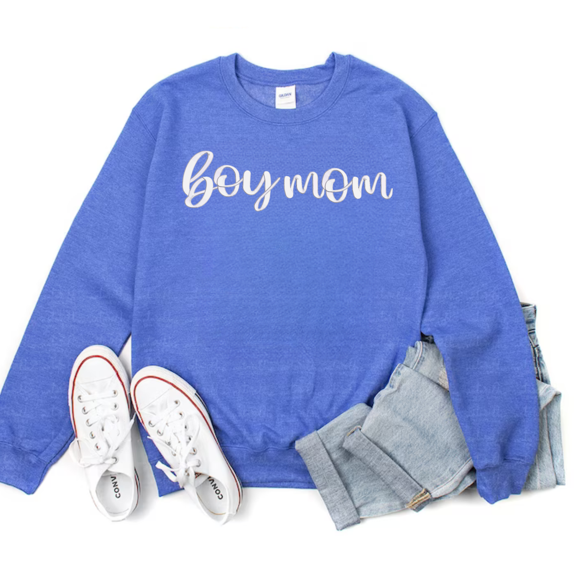 Boy Mom 3D Puff Embroidered Shirt