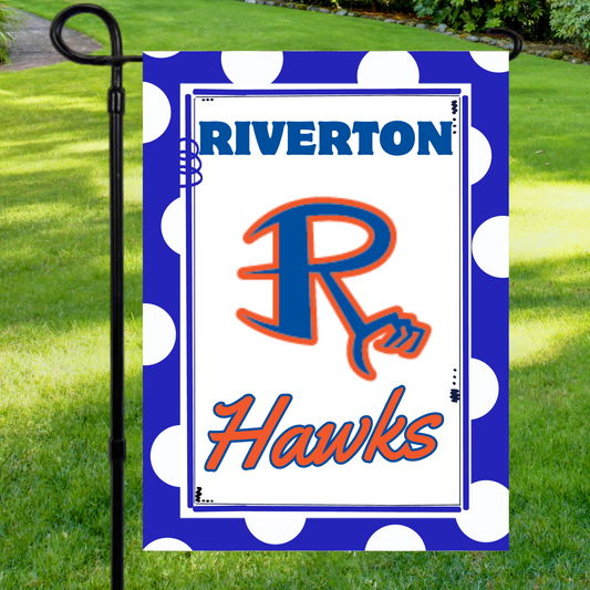 Riverton Hawks Garden Flag