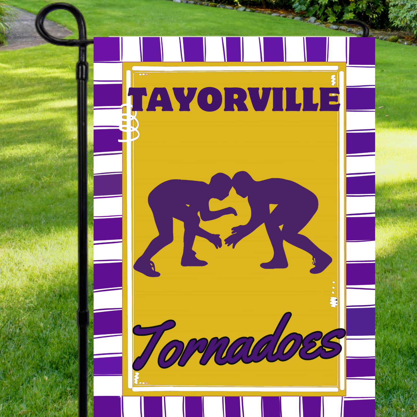 Taylorville Tornadoes Garden Flag