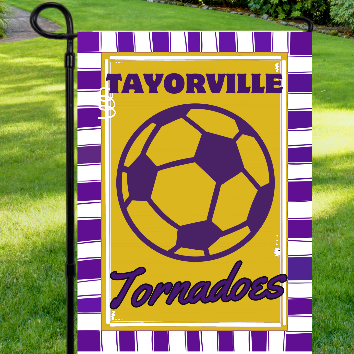 Taylorville Tornadoes Garden Flag