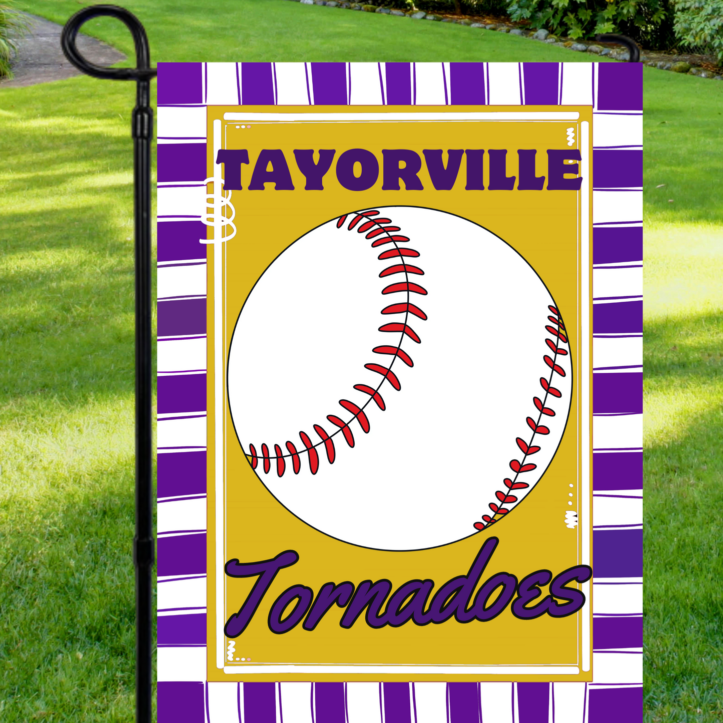 Taylorville Tornadoes Garden Flag