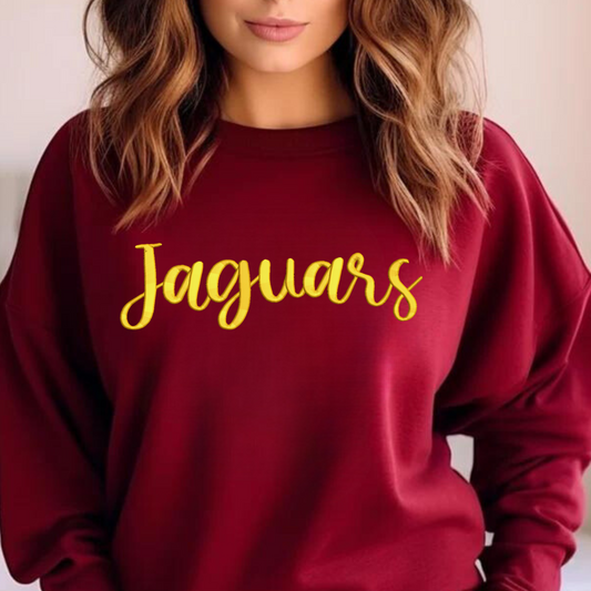 Jaguars 3D Puff Embroidered CC Short Sleeve/Sweatshirt