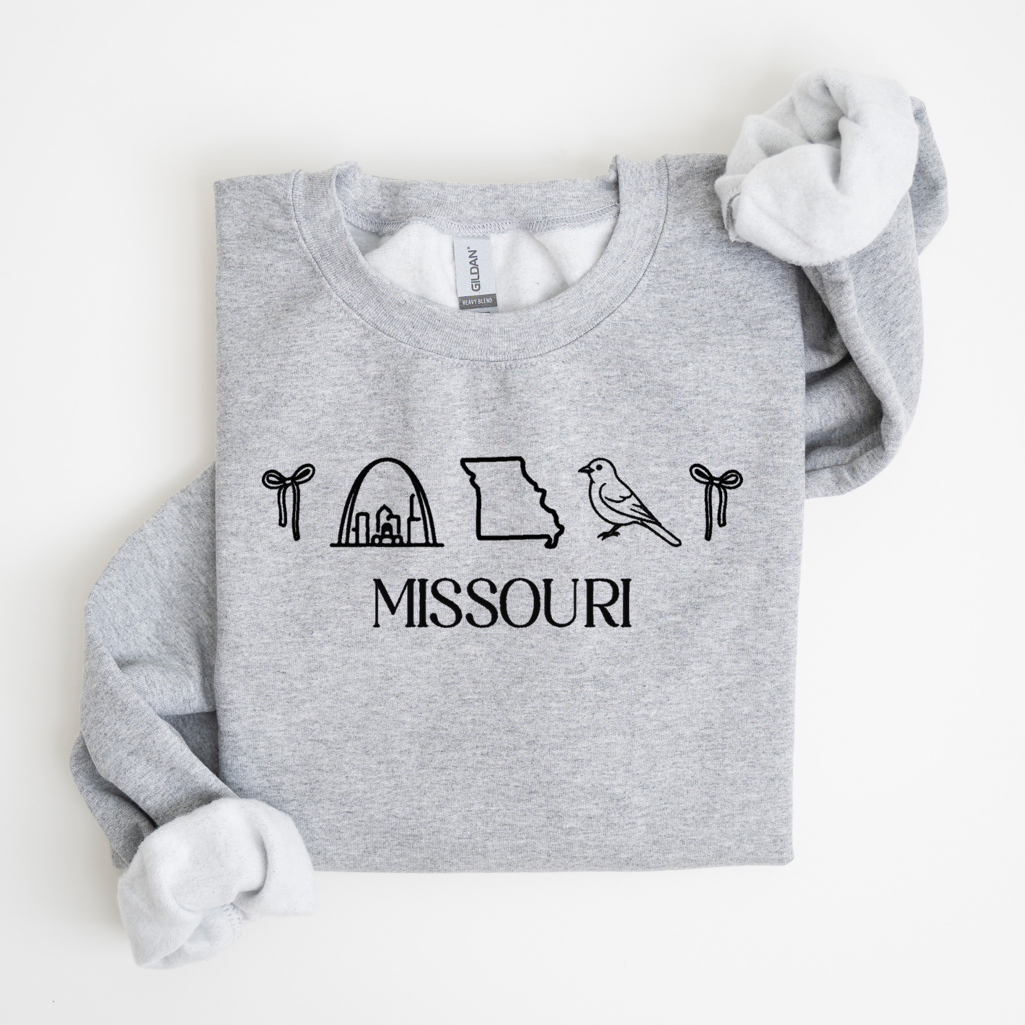 Missouri Embroidered Sweatshirt - QUICK SHIP