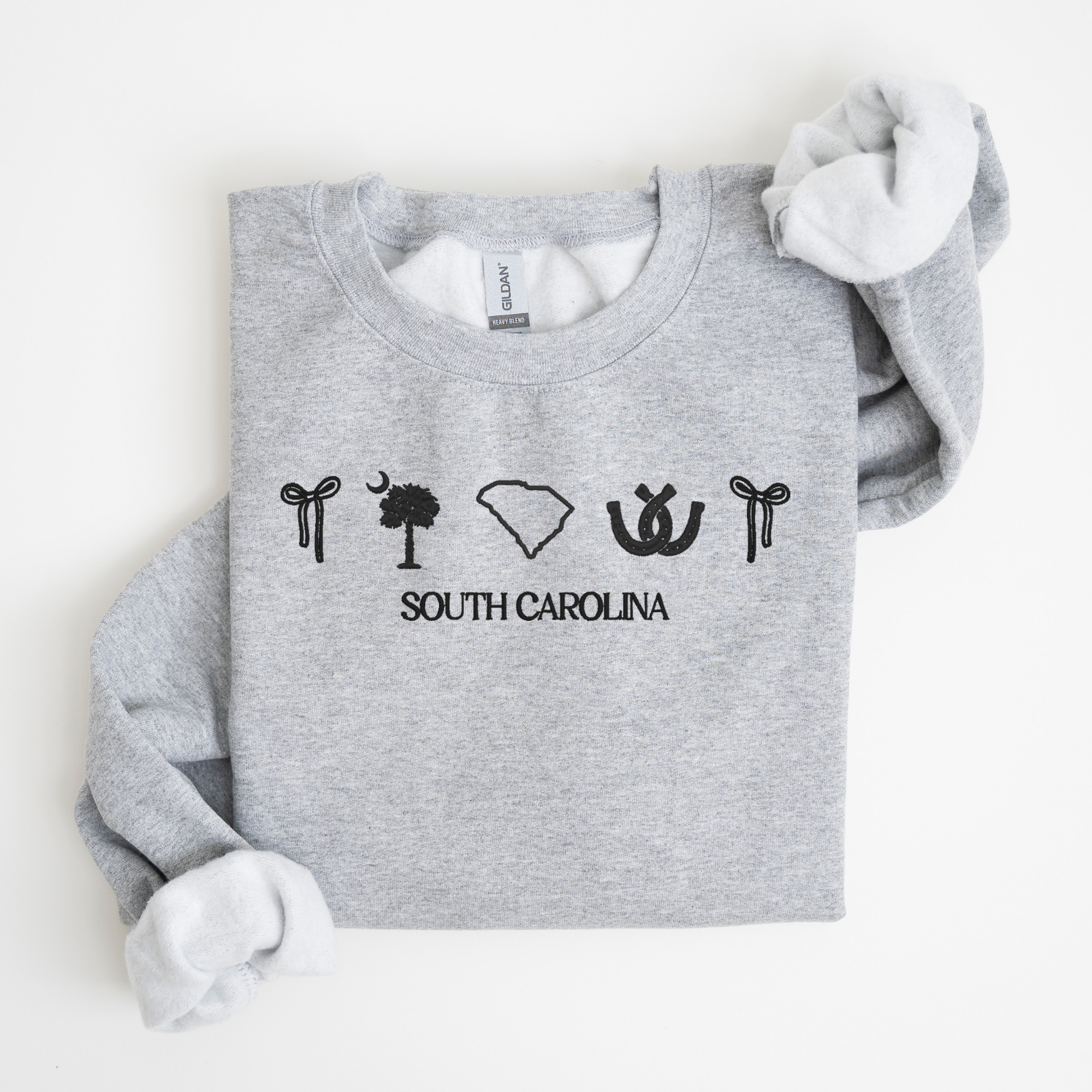 South Carolina Embroidered Sweatshirt - QUICK SHIP