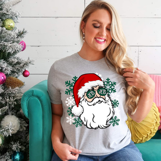 Jets Santa DTF Transfer