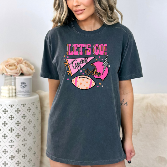 Let's Go Tigers Preppy Graphic Tee