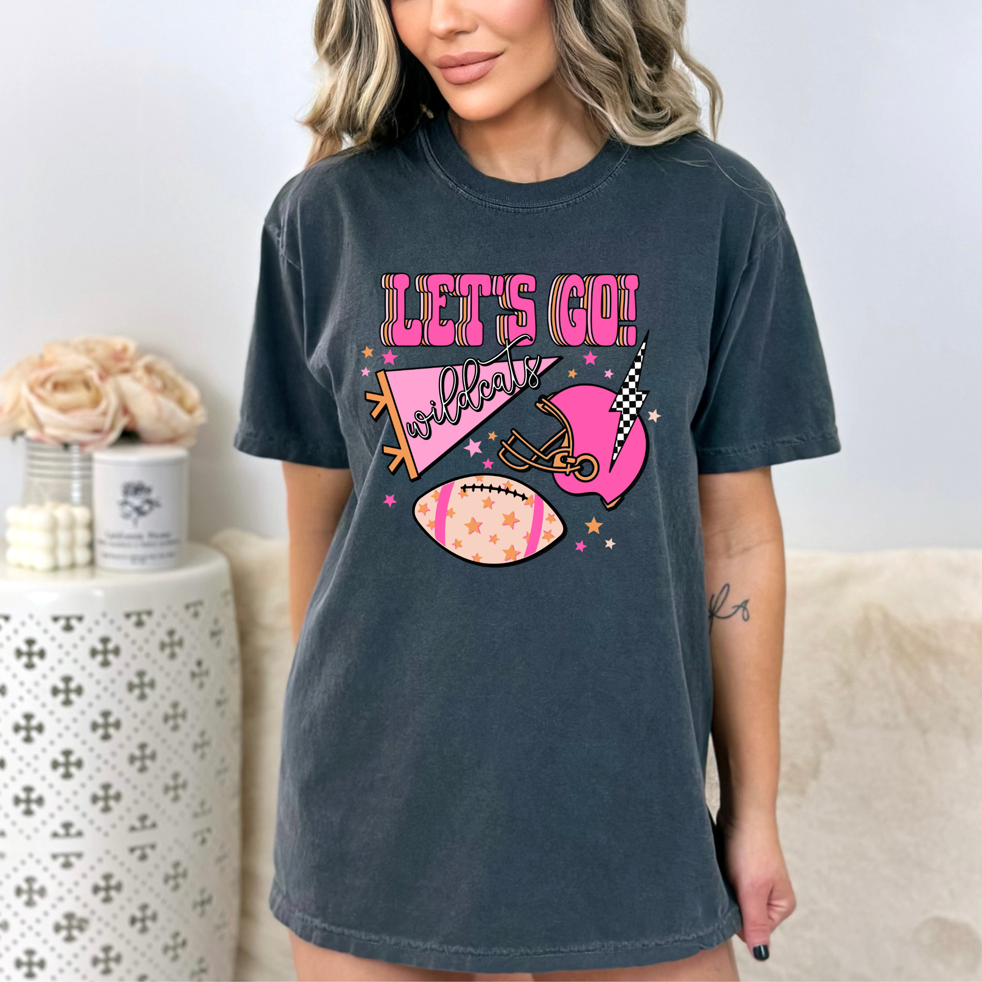 Let's Go Wildcats DTF Transfer