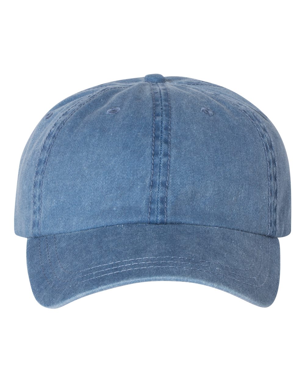 Embroidered Varsity Style Pigment-Dyed Twill Hat | Quick Ship