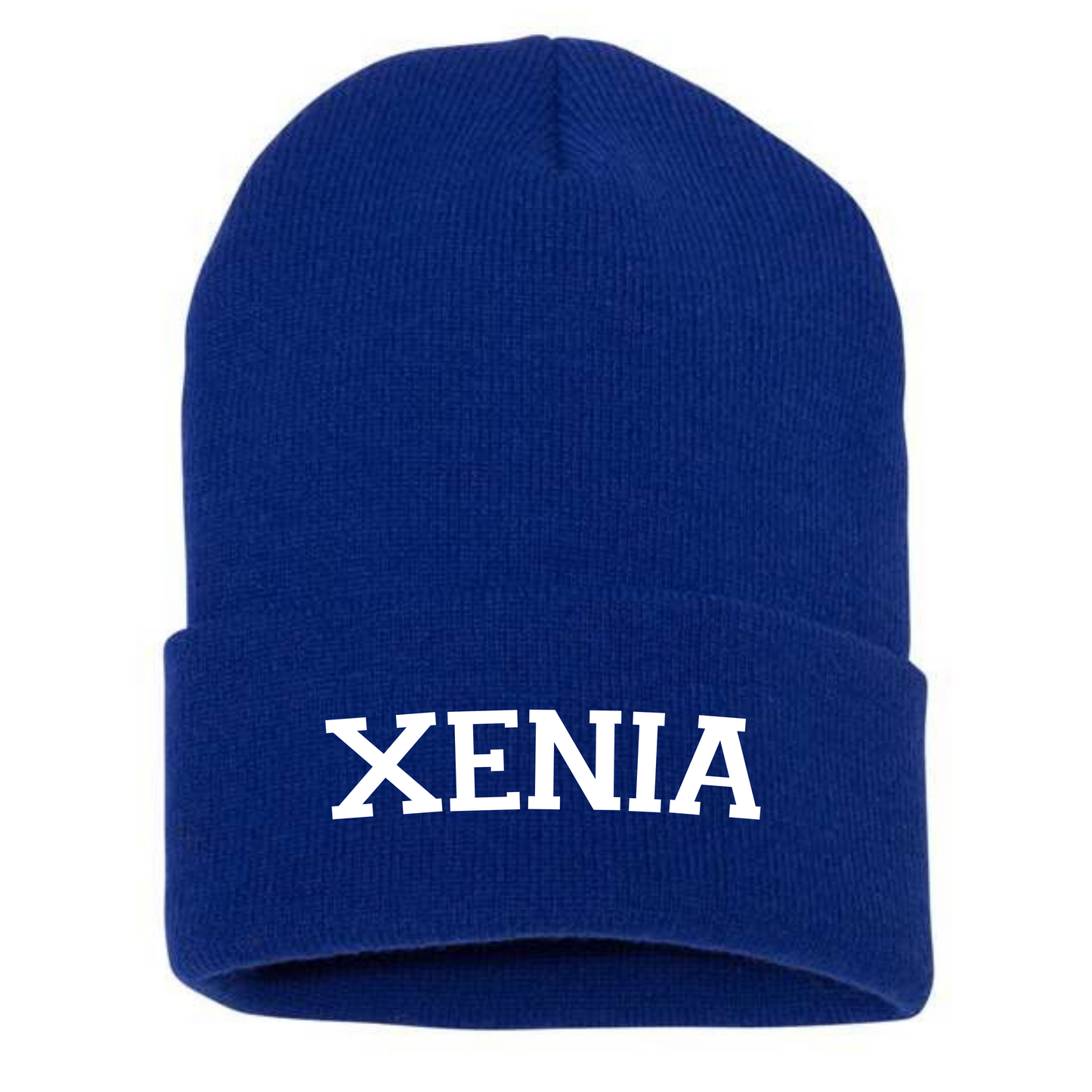 Add Your Own Varsity Style Text Personalized Custom Embroidered Beanie/Toboggan/Hat