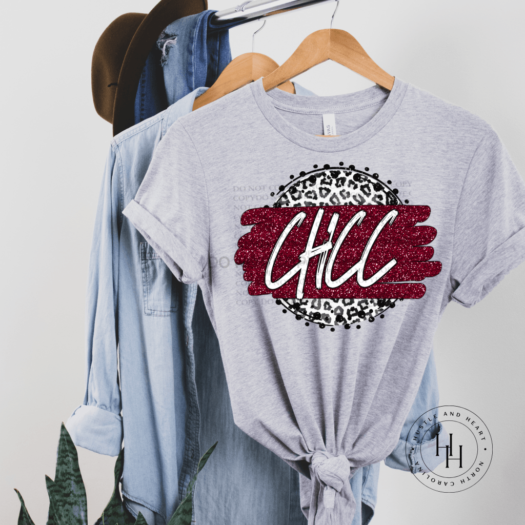 CHCC Grey Leopard Graphic Tee