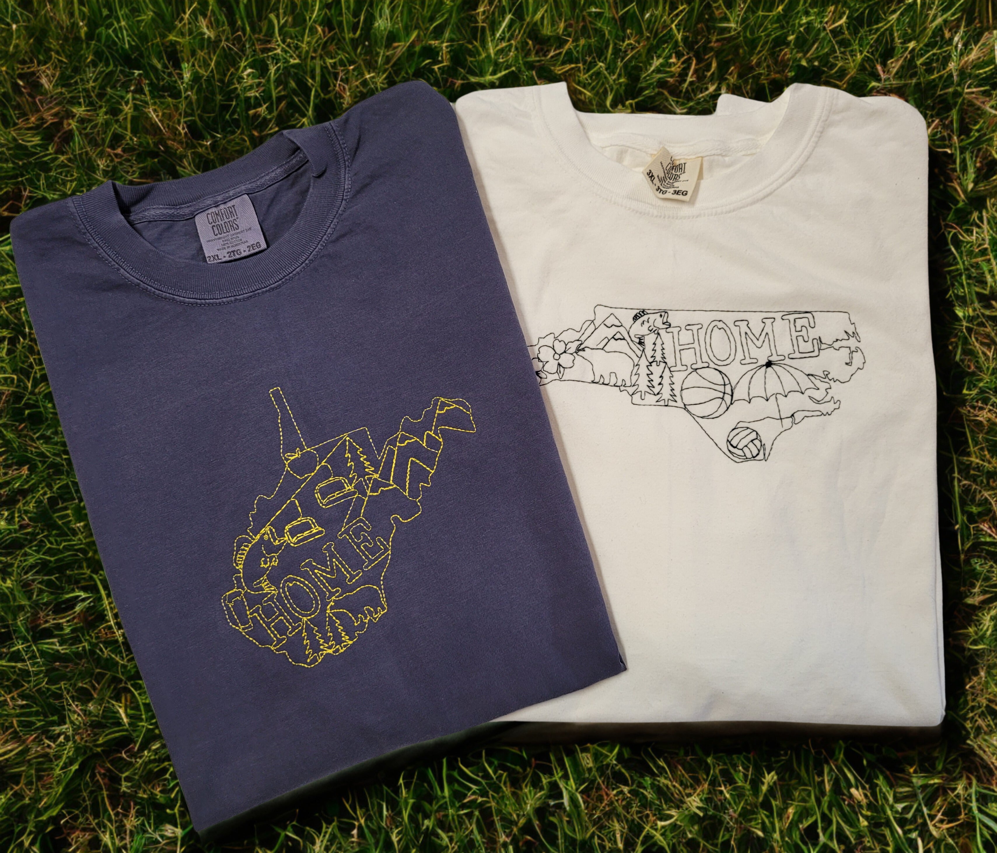 Home State Linework Embroidered Shirt | QUICK SHIP