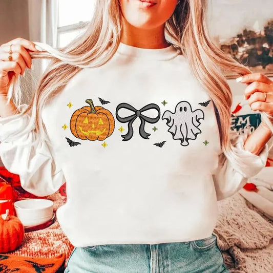 Ghostie Pumpkins Graphic Sweatshirt