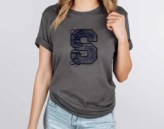 Salukis Splatter Graphic Tee