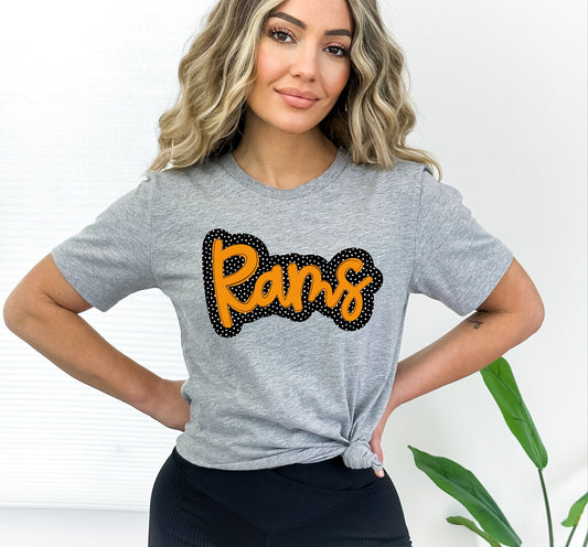 Rams Faux Applique