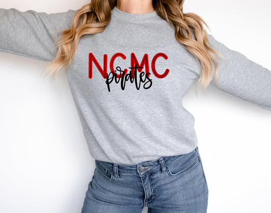 NCMC Pirates Scribble Doodle Graphic Tee