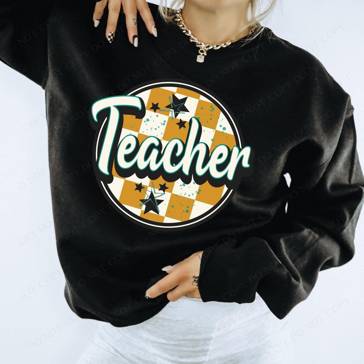 Teacher Star Circle Graphic Tee