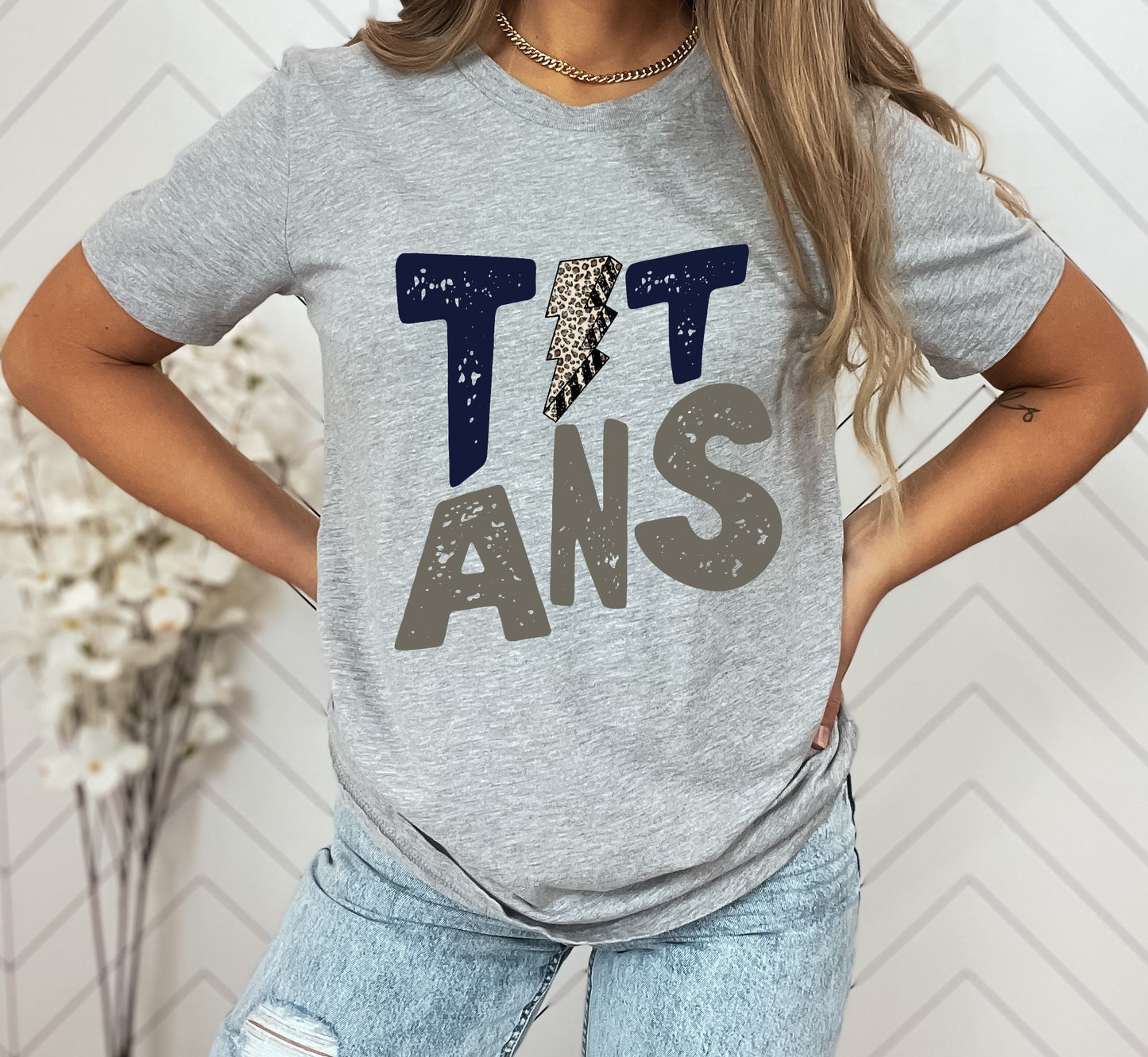 Titans Lightning Bolt Graphic Tee