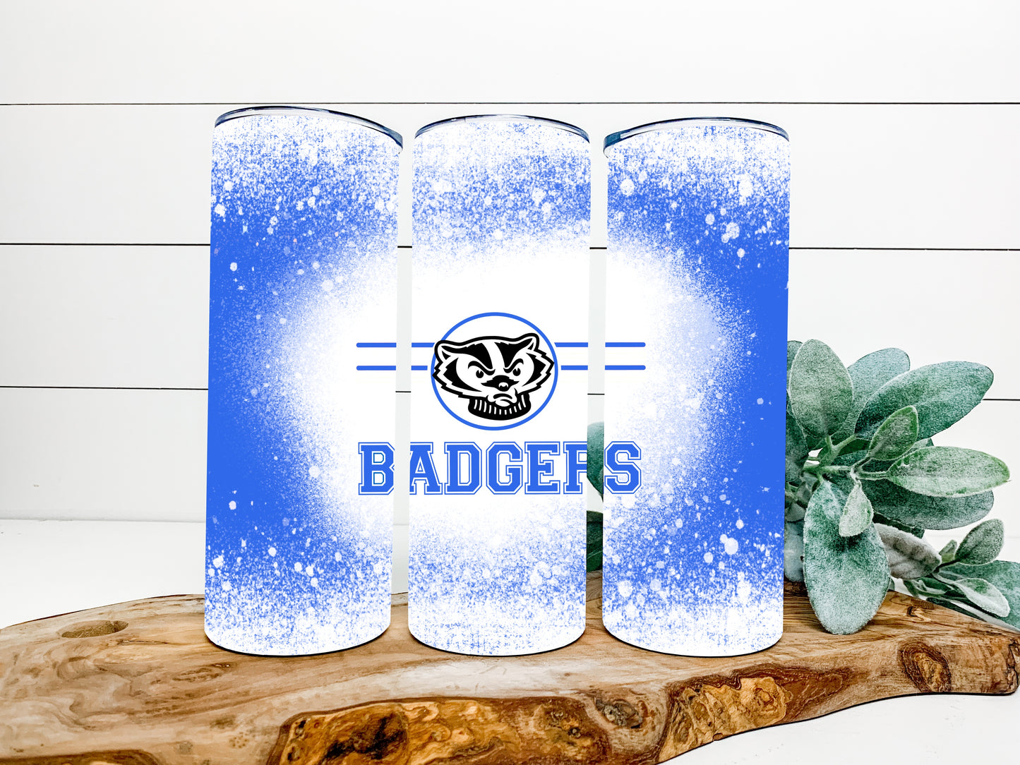 Badgers Completed 20oz Skinny Tumbler