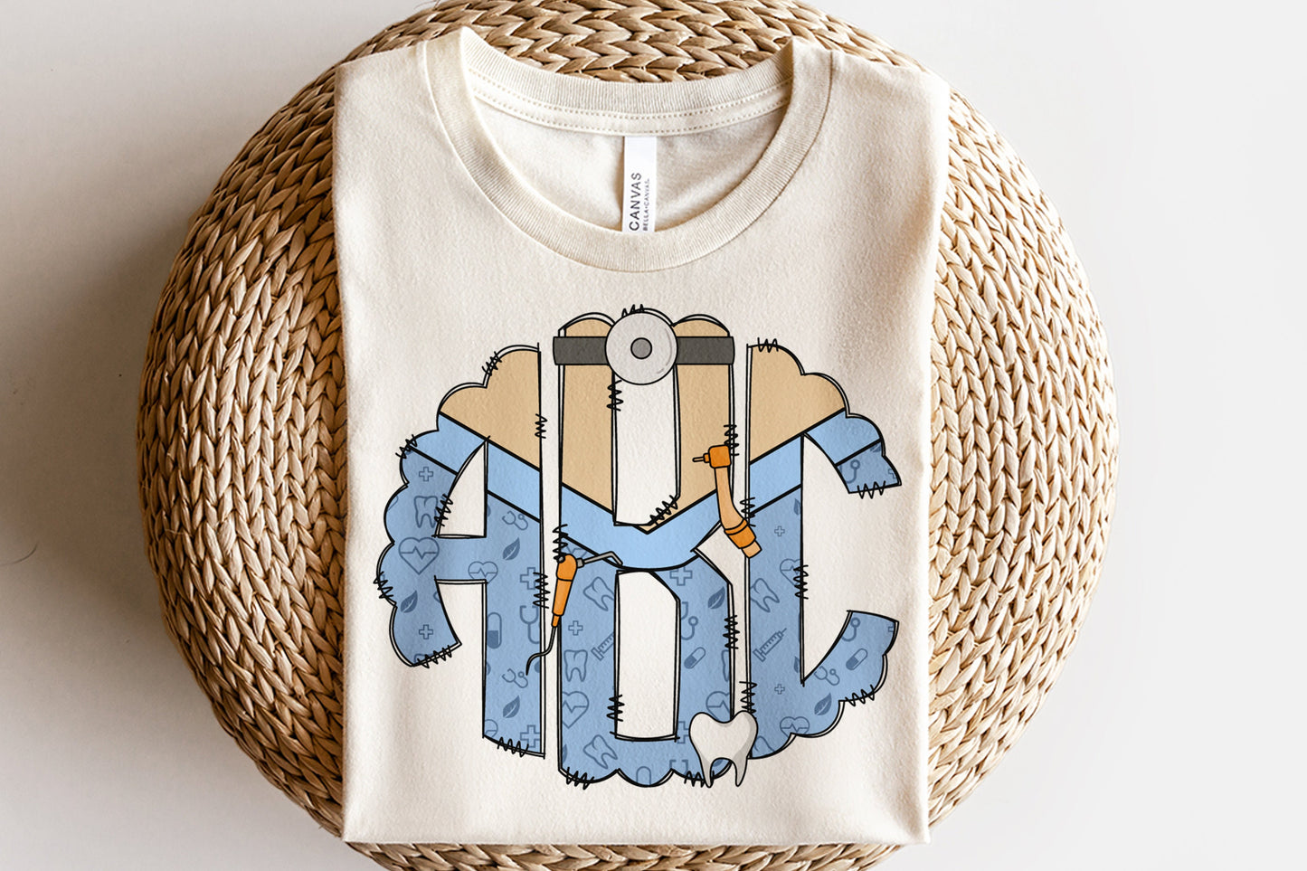 Dentist Monogram Graphic Tee