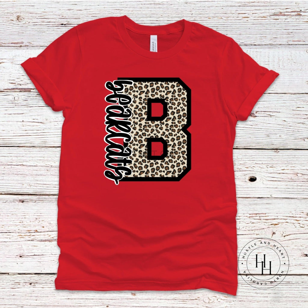 B Bearcats Leopard Shirt