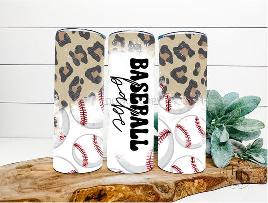 Baseball Babe Completed 20Oz Skinny Tumbler Sublimation