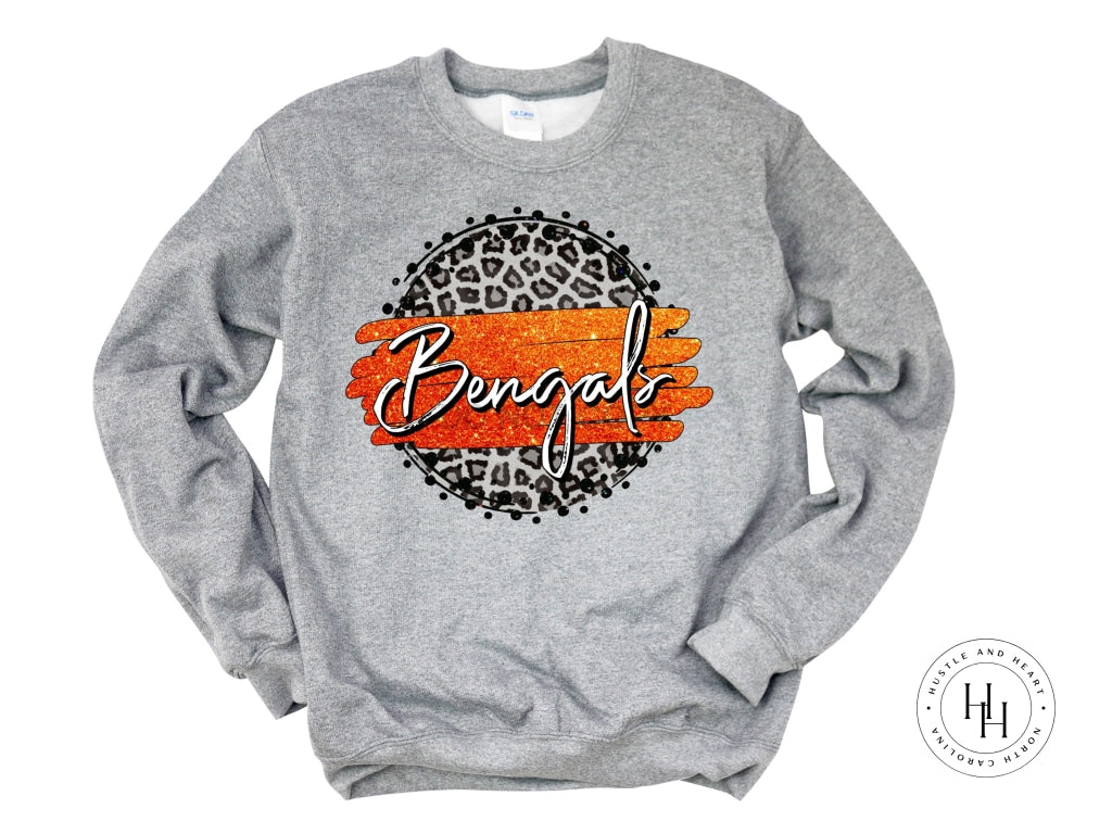 Bengals Orange With Black Outline Shirt