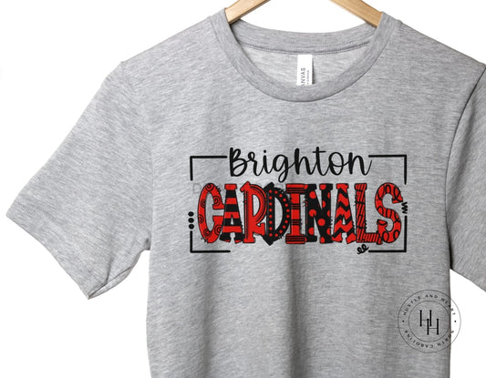 Brighton Cardinals Doodle Graphic Tee Unisex