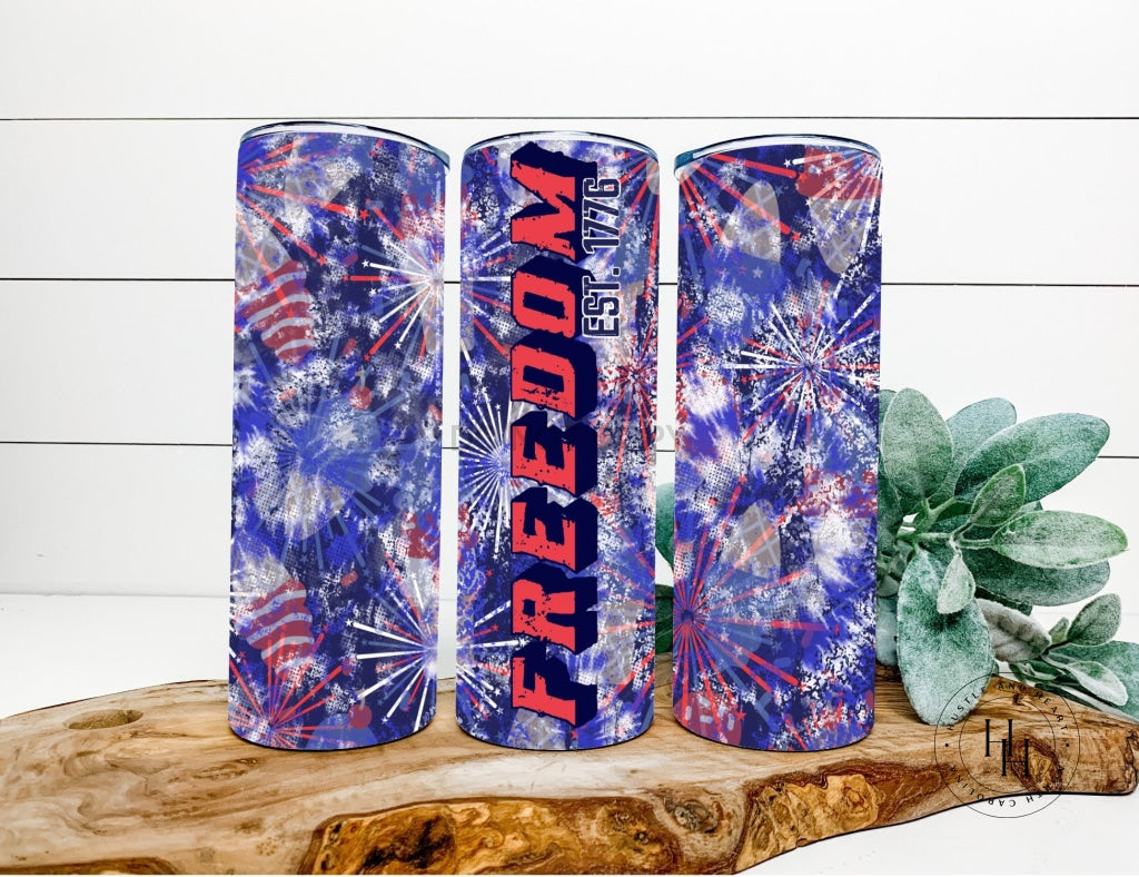 Freedom Completed 20Oz Skinny Tumbler Sublimation