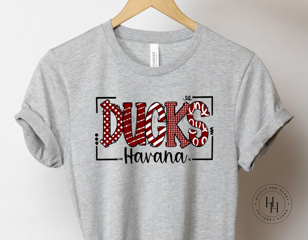 Havana Ducks Doodle Graphic Tee Youth Small / Unisex