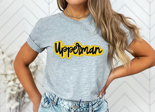 Upperman Faux Applique