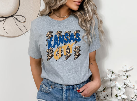 Kansas City Lightning Bolt Graphic Tee