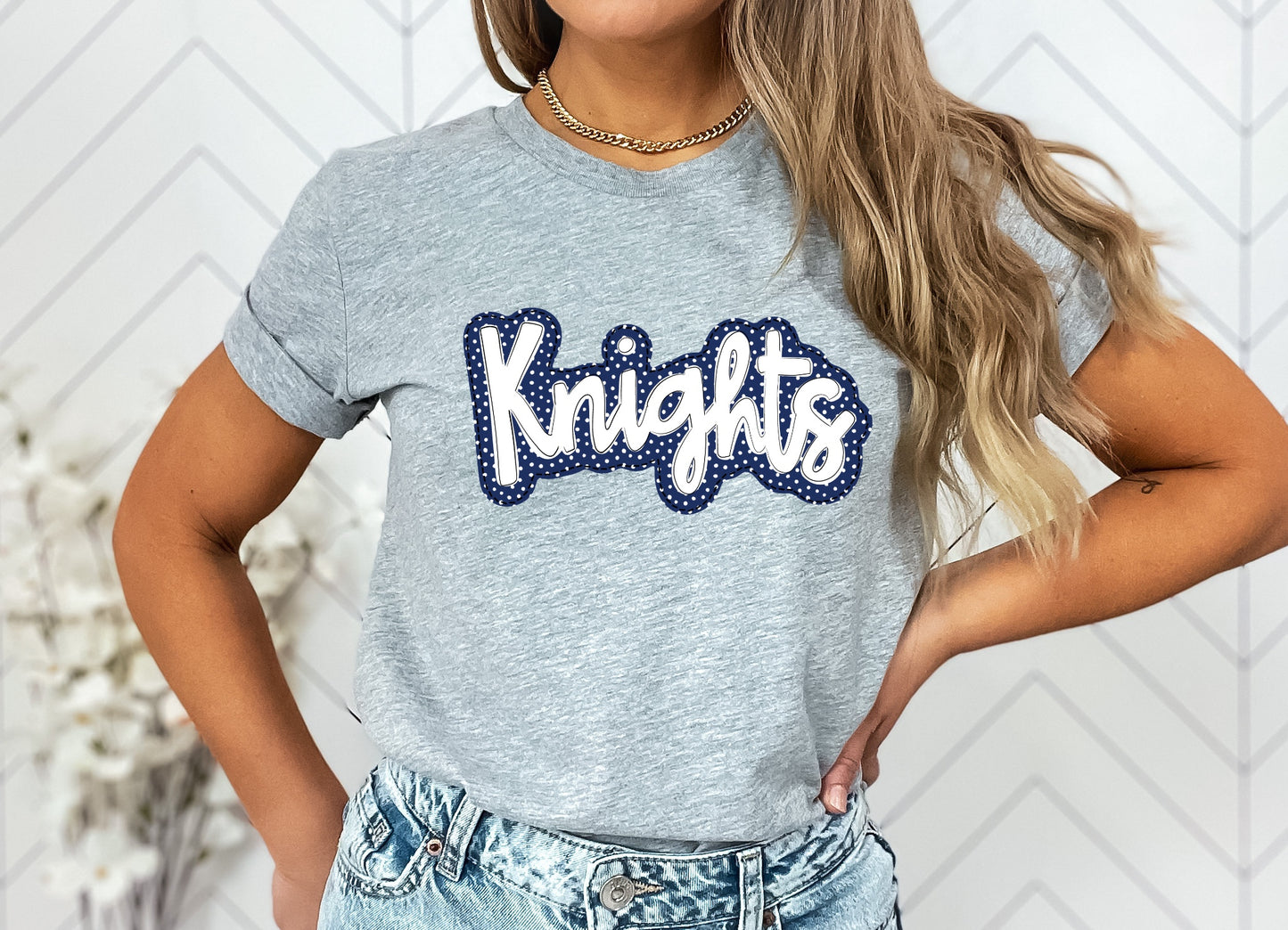 Knights Faux Applique