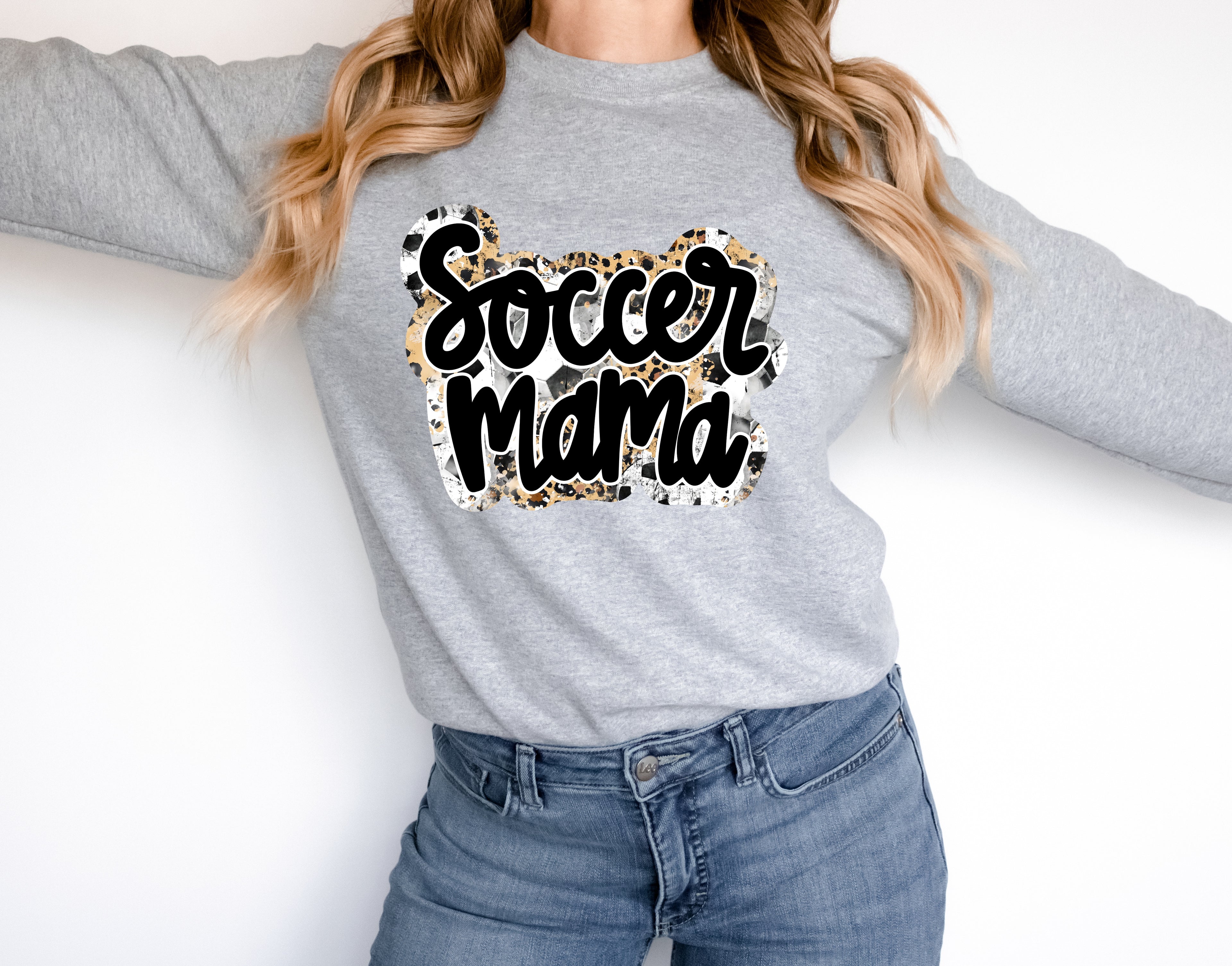 Soccer Mama Faux Applique Graphic Tee